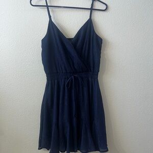 Trixxi navy blue mini dress. Size small. EUC